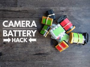 Camera battery hack