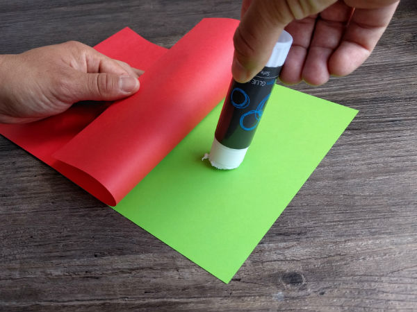 Glue paper together