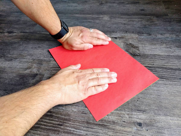flatten paper