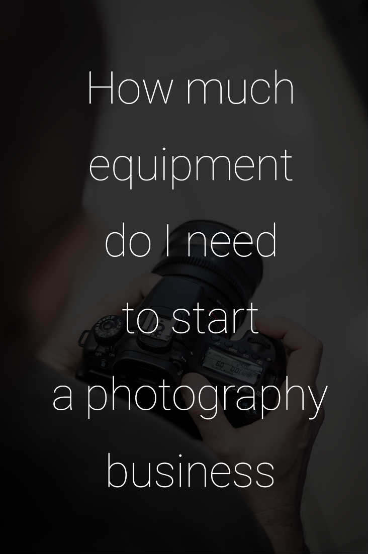 equipment to start a photography business