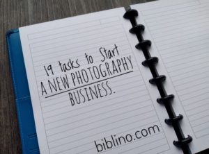 Starting a new photography business